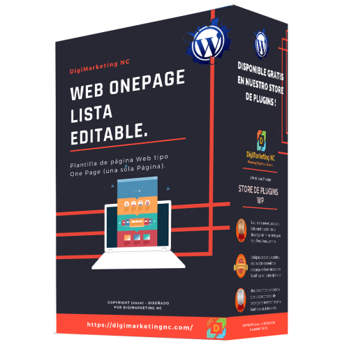 Web Onepage Lista Editable